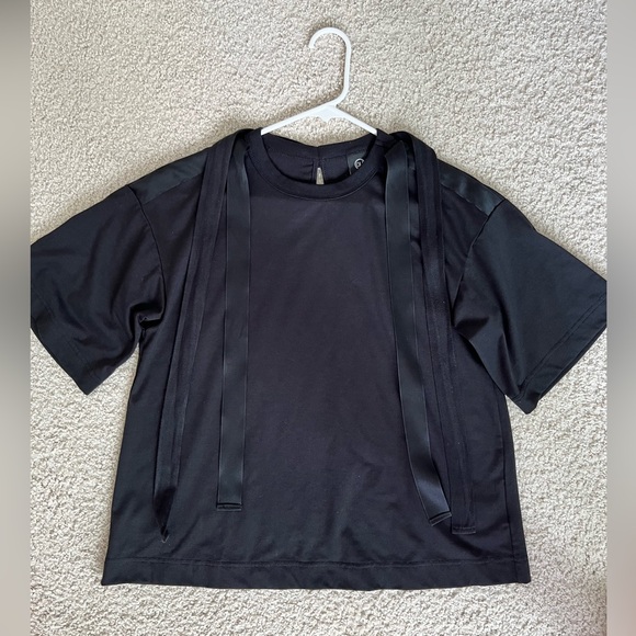 GU x undercover ribbon tee shirt black size small - Picture 7 of 8